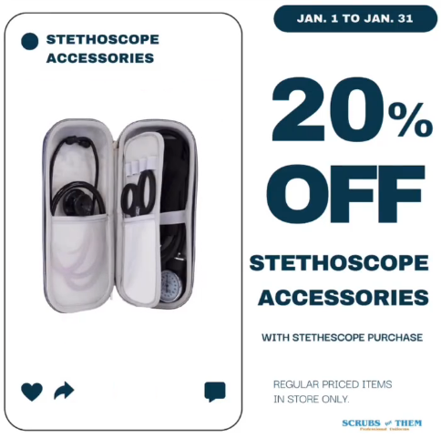20% Off Stethoscope Accessories
